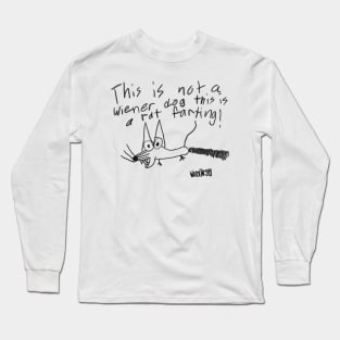 Not a Wiener Dog! Long Sleeve T-Shirt